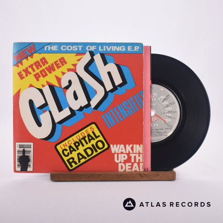 The Clash The Cost Of Living E.P. 7" Vinyl Record - Front Cover & Record