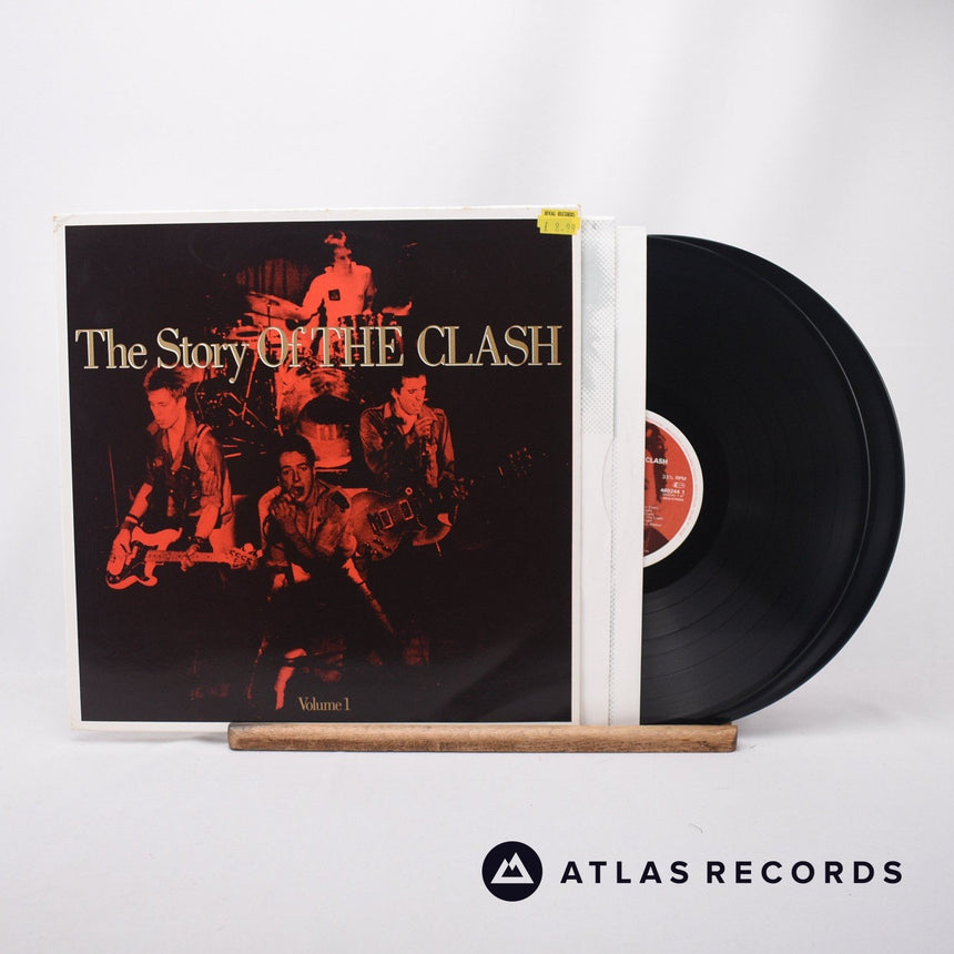 The Clash The Story Of The Clash 2 x LP Vinyl Record - Front Cover & Record