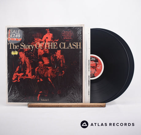 The Clash The Story Of The Clash Volume 1 Double LP Vinyl Record - Front Cover & Record
