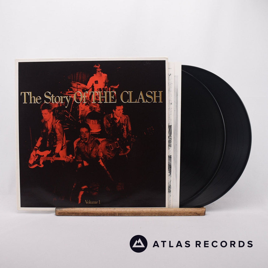The Clash The Story Of The Clash Volume 1 2 x LP Vinyl Record - Front Cover & Record