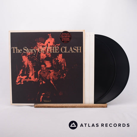 The Clash The Story Of The Clash Volume 1 2 x LP Vinyl Record - Front Cover & Record