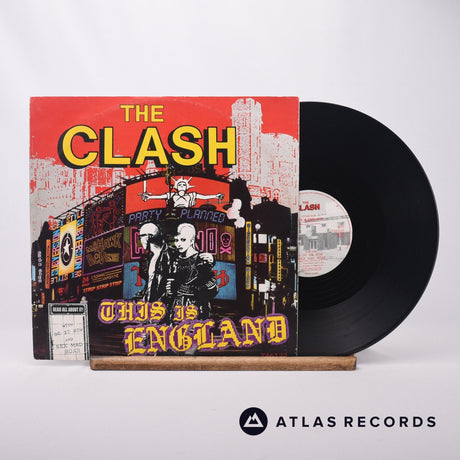 The Clash This Is England 12" Vinyl Record - Front Cover & Record