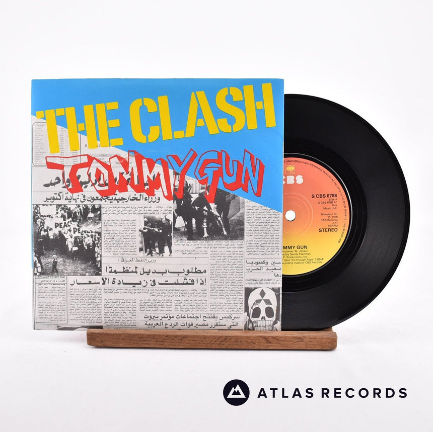 The Clash Tommy Gun 7" Vinyl Record - Front Cover & Record