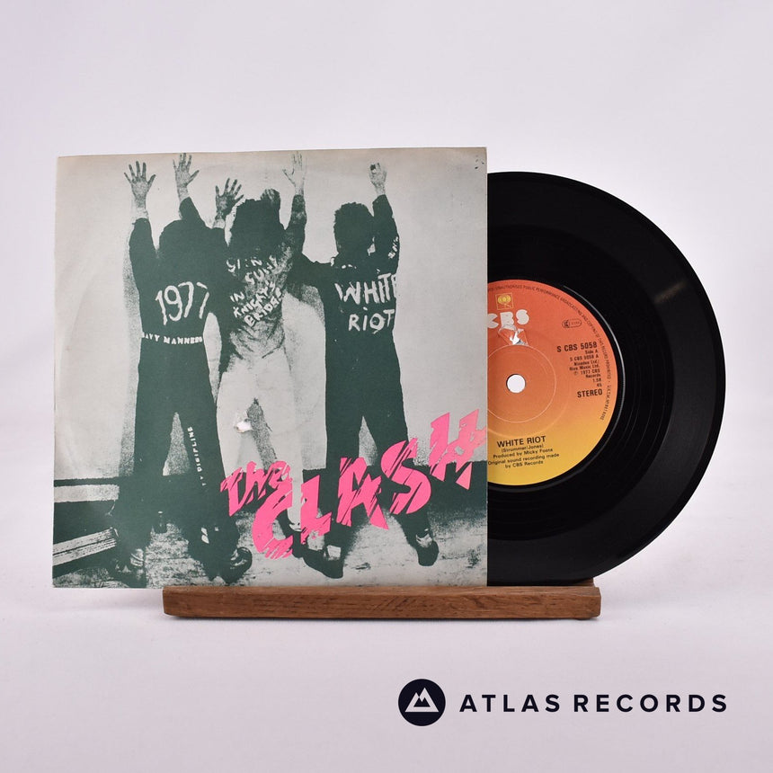The Clash White Riot 7" Vinyl Record - Front Cover & Record