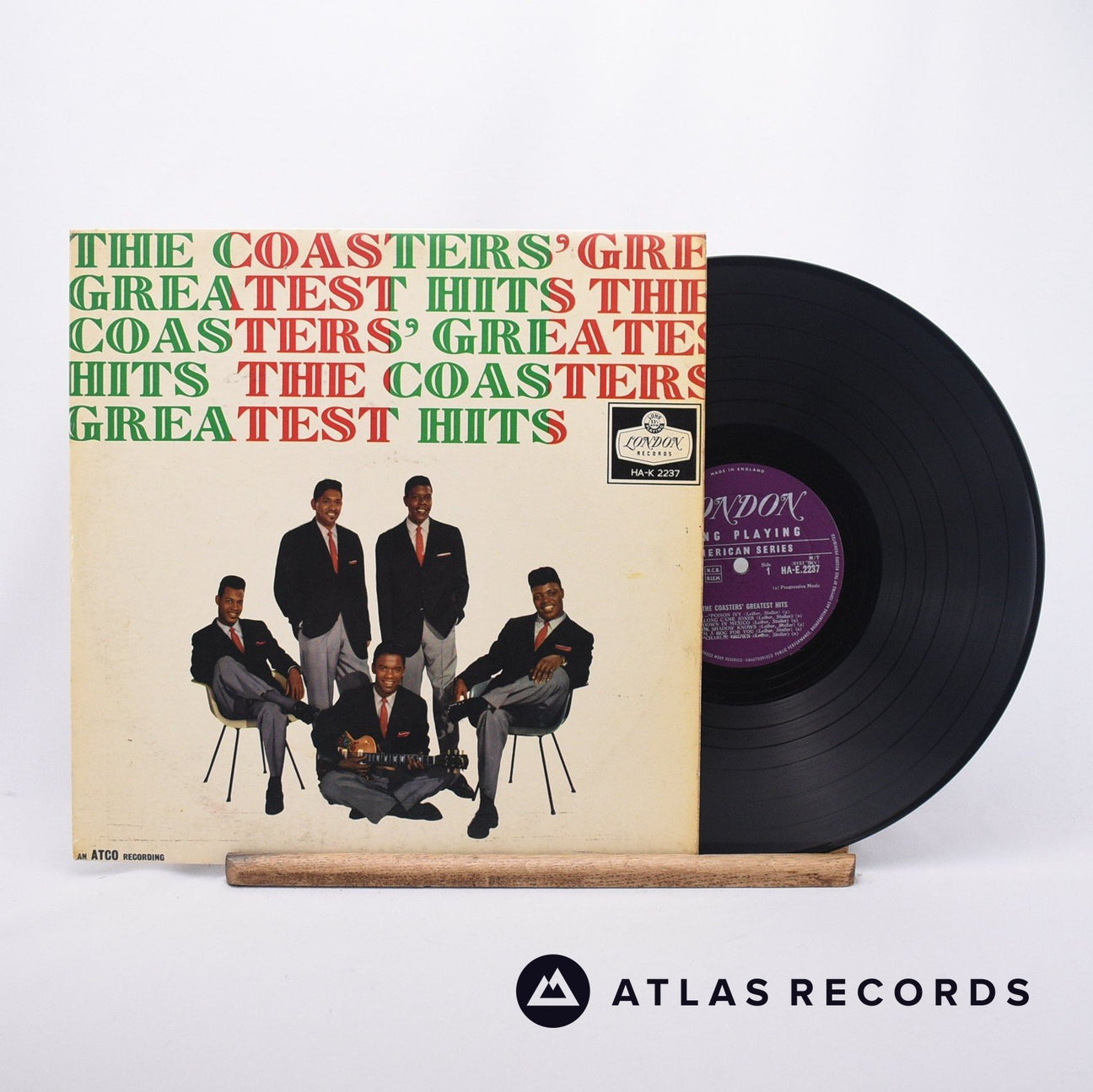The Coasters The Coasters' Greatest Hits LP Vinyl Record - Front Cover & Record