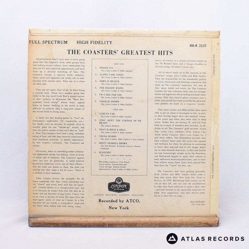 The Coasters - The Coasters' Greatest Hits - 1B 1B LP Vinyl Record - VG+/VG+