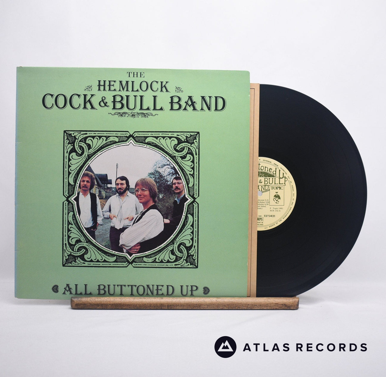 The Cock And Bull Band All Buttoned Up LP Vinyl Record - Front Cover & Record