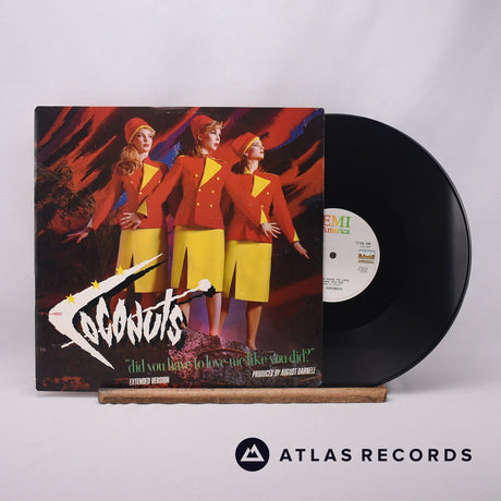 The Coconuts Did You Have To Love Me Like You Did? 12" Vinyl Record - Front Cover & Record