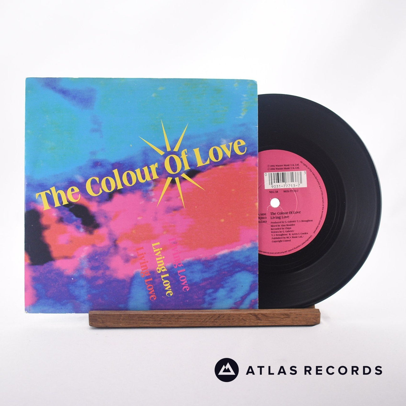 The Colour Of Love Living Love 7" Vinyl Record - Front Cover & Record