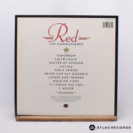 The Communards - Red - Embossed Sleeve LP Vinyl Record - EX/EX