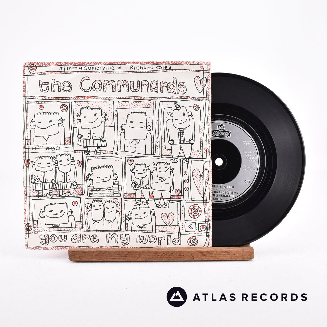 The Communards You Are My World 7" Vinyl Record - Front Cover & Record
