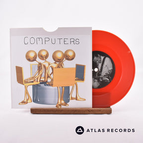 The Computers Music Is Dead 7" Vinyl Record - Front Cover & Record