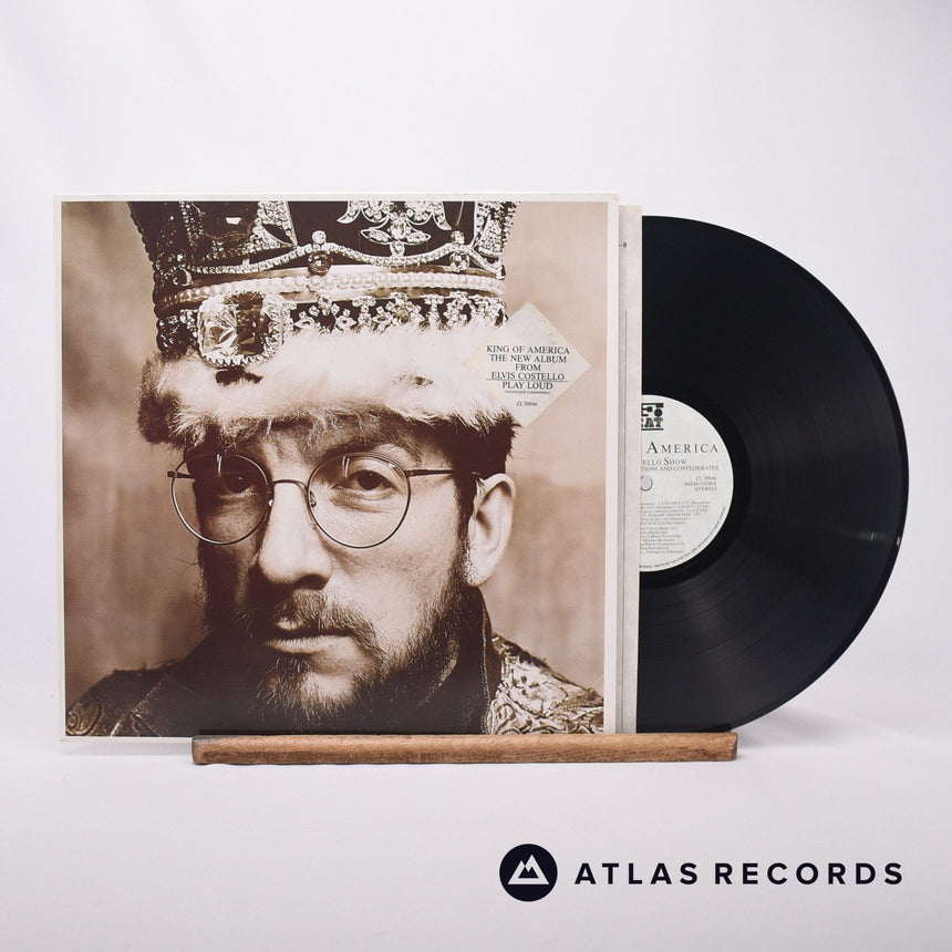 The Costello Show King Of America LP Vinyl Record - Front Cover & Record