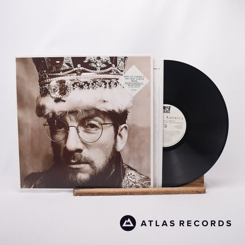 The Costello Show King Of America LP Vinyl Record - Front Cover & Record