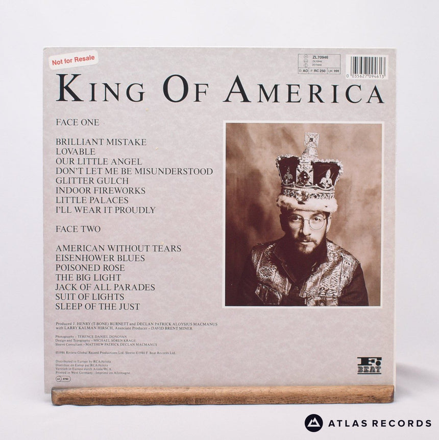 The Costello Show - King Of America - LP Vinyl Record - EX/EX