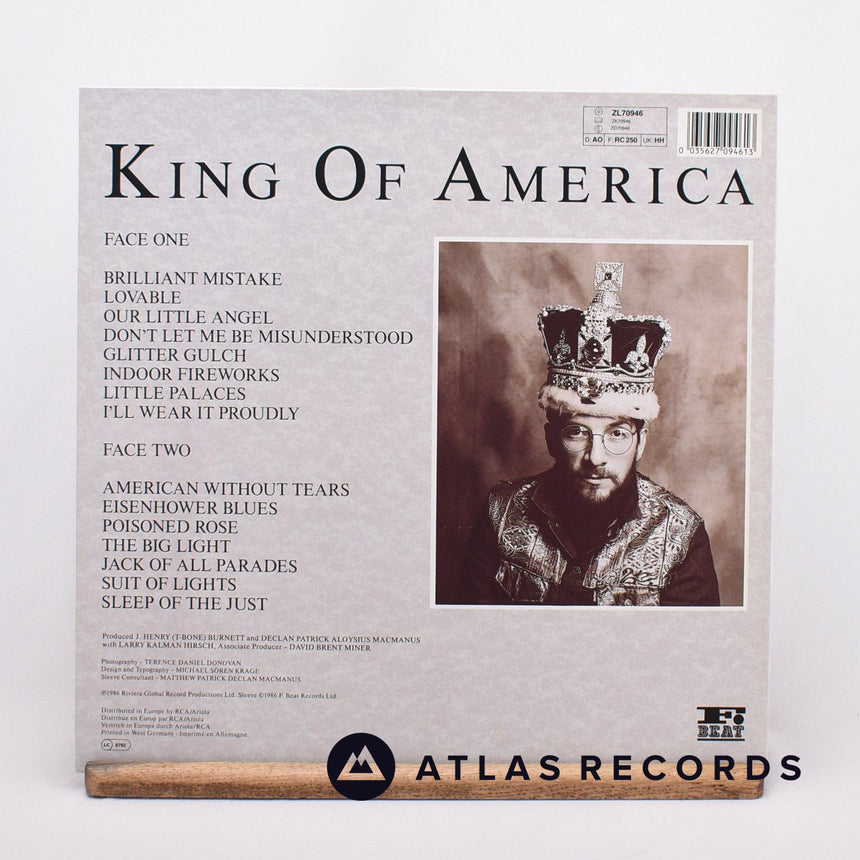The Costello Show - King Of America - LP Vinyl Record - EX/EX
