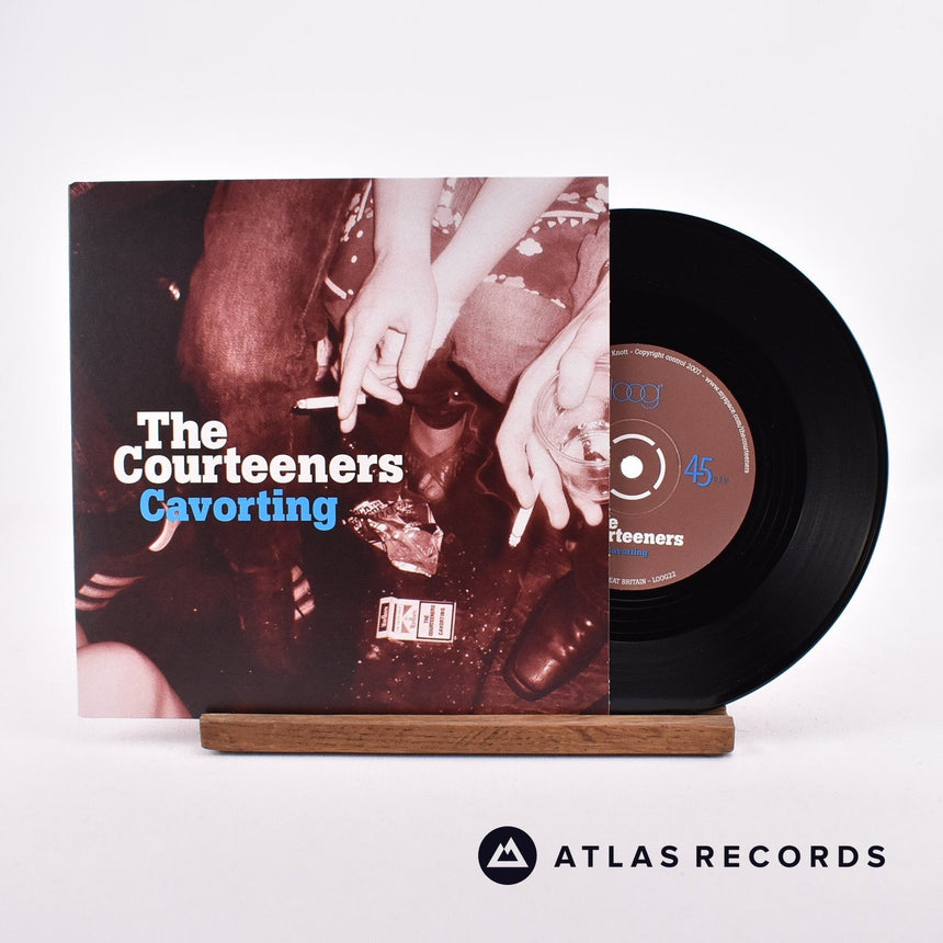 The Courteeners Cavorting 7" Vinyl Record - Front Cover & Record