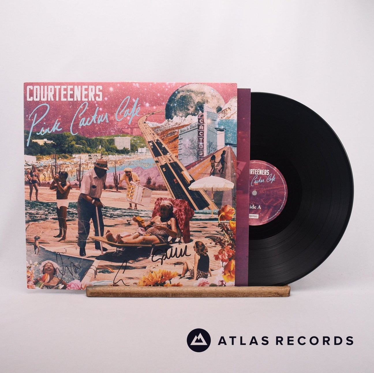 The Courteeners Pink Cactus Cafe LP Vinyl Record - Front Cover & Record