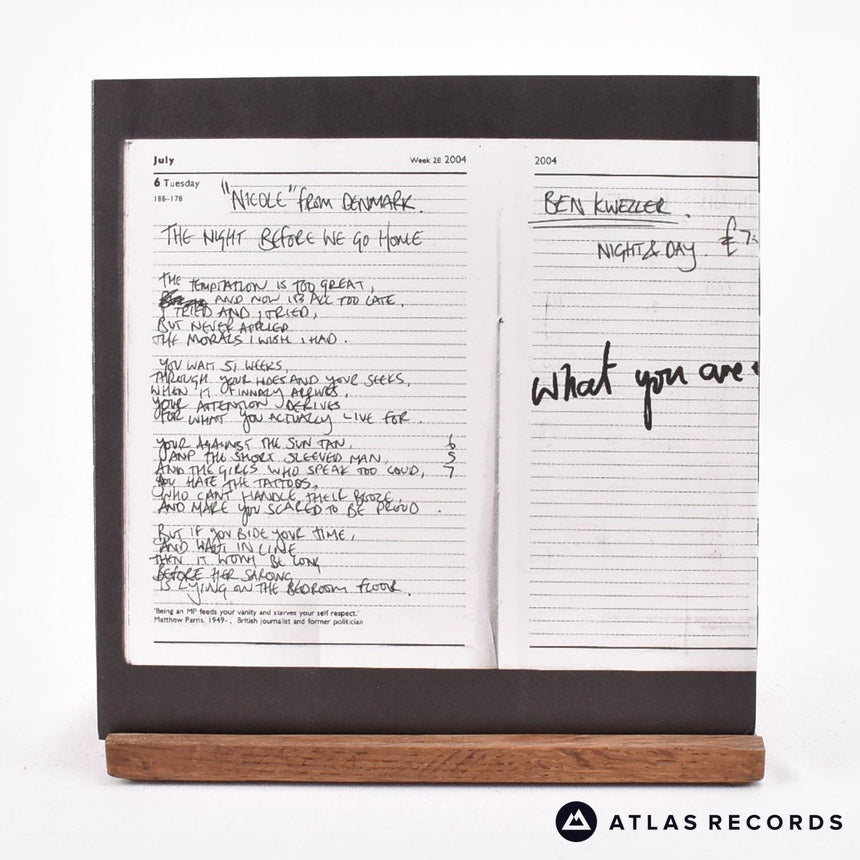The Courteeners - What Took You So Long? - Numbered 7" Vinyl Record - NM/NM