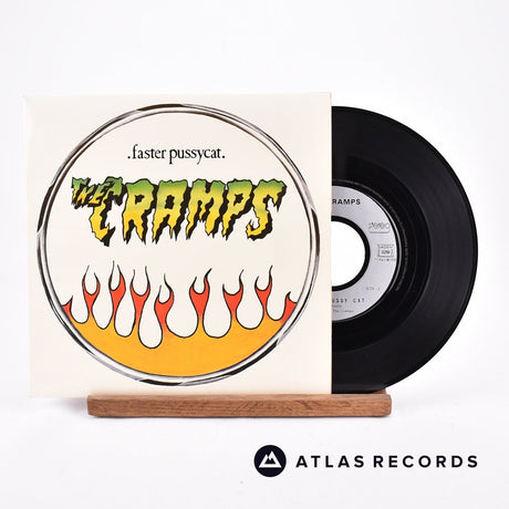 The Cramps Faster Pussycat 7" Vinyl Record - Front Cover & Record