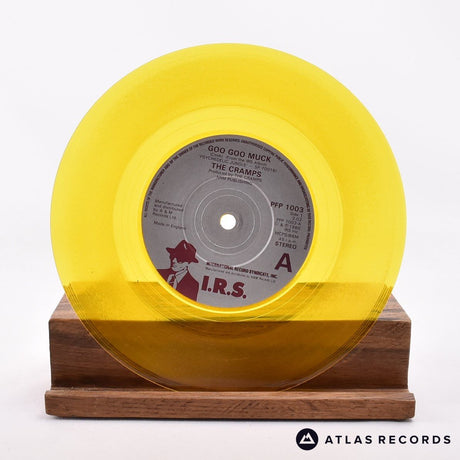 The Cramps - Goo Goo Muck - Yellow Translucent 7" Vinyl Record - VG+/VG