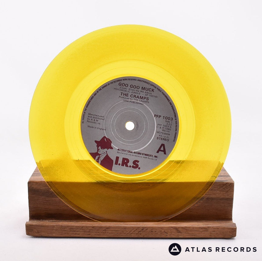 The Cramps - Goo Goo Muck - Yellow Translucent 7" Vinyl Record - VG+/VG
