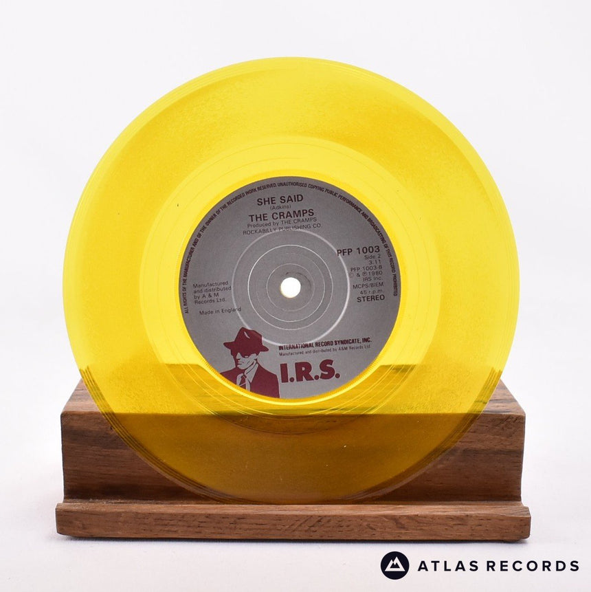 The Cramps - Goo Goo Muck - Yellow Translucent 7" Vinyl Record - VG+/VG