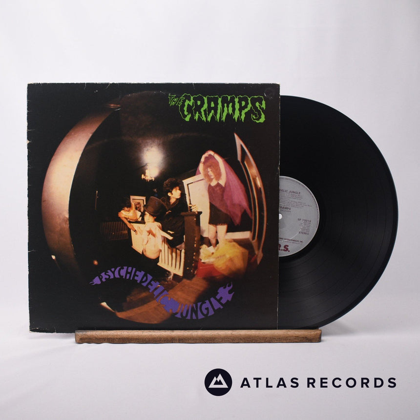 The Cramps Psychedelic Jungle LP Vinyl Record - Front Cover & Record