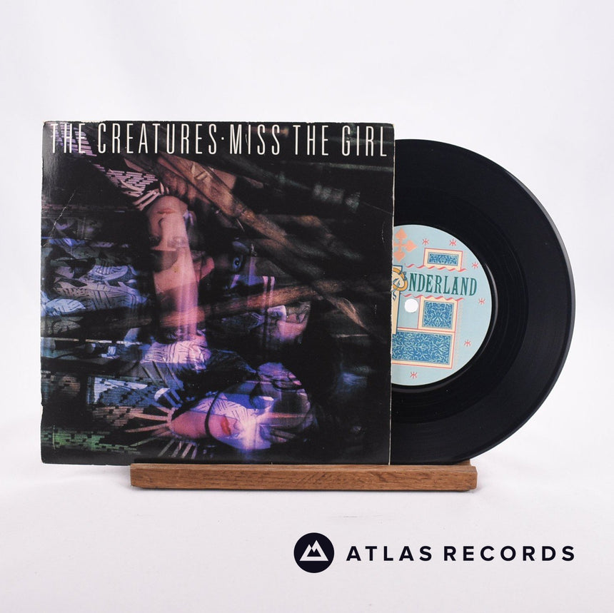The Creatures Miss The Girl 7" Vinyl Record - Front Cover & Record