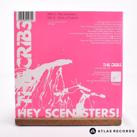 The Cribs - Hey Scenesters! - Clear 7" Vinyl Record - NM/NM