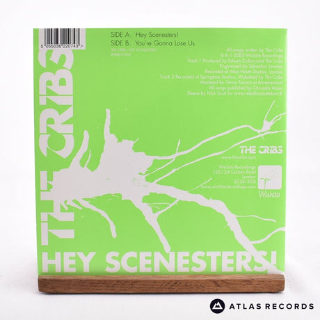 The Cribs - Hey Scenesters! - Clear 7" Vinyl Record - NM/NM