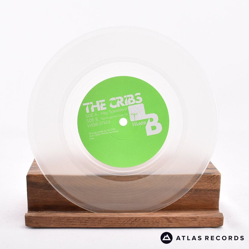 The Cribs - Hey Scenesters! - Clear 7" Vinyl Record - NM/NM