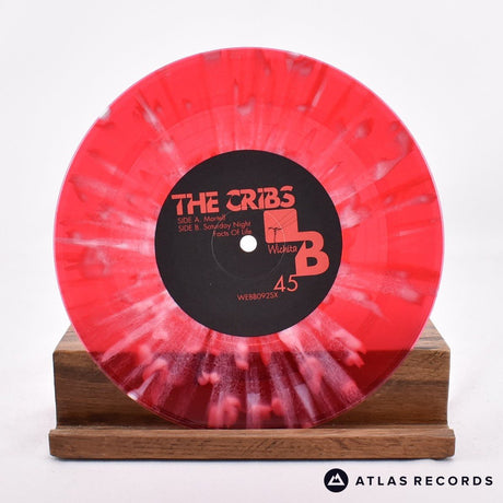 The Cribs - Martell - Red/White Splatter 7" Vinyl Record - NM/NM