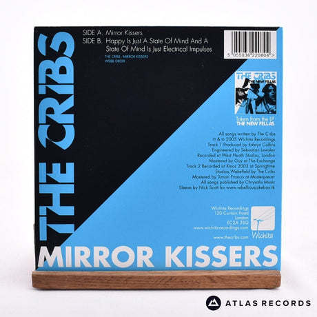 The Cribs - Mirror Kissers - Blue / Black 7" Vinyl Record - NM/NM