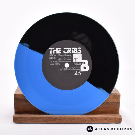 The Cribs - Mirror Kissers - Blue / Black 7" Vinyl Record - NM/NM