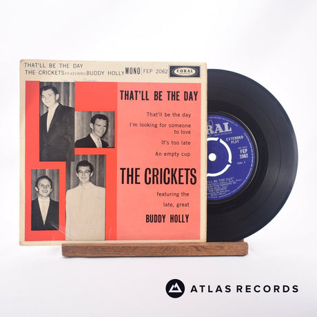 The Crickets That'll Be The Day 7" Vinyl Record - Front Cover & Record