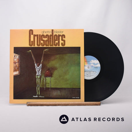 The Crusaders Ghetto Blaster LP Vinyl Record - Front Cover & Record