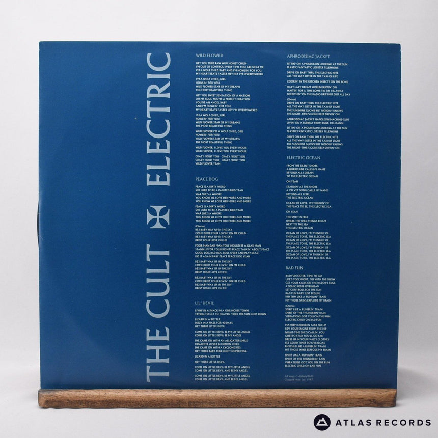 The Cult - Electric - Damont Masterdisk Gatefold LP Vinyl Record - EX/EX