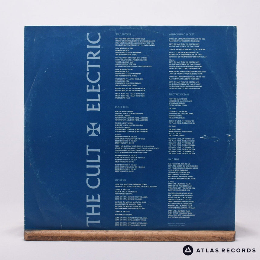 The Cult - Electric - Gatefold LP Vinyl Record - EX/VG