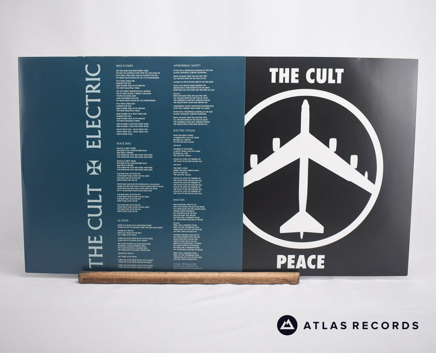 The Cult - Electric Peace - Embossed Sleeve A1 B1 2 x LP Vinyl Record - NM/EX