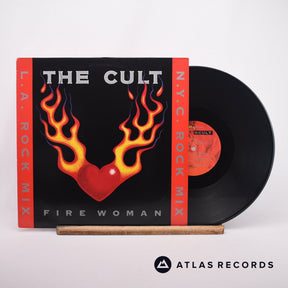 The Cult Fire Woman 12" Vinyl Record - Front Cover & Record