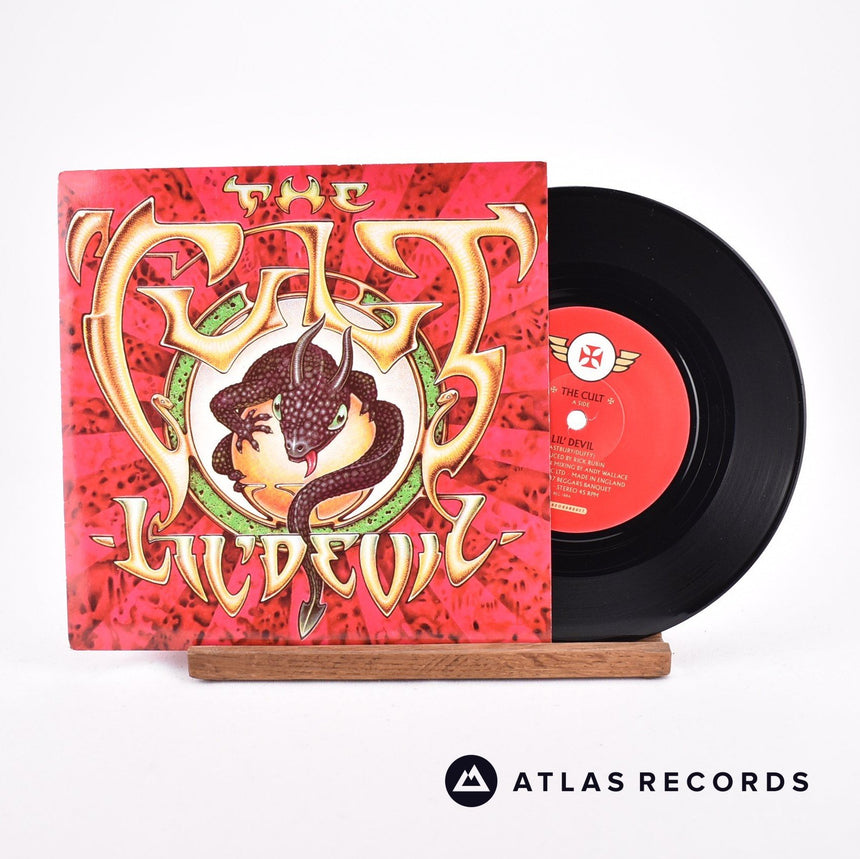 The Cult Lil' Devil 7" Vinyl Record - Front Cover & Record