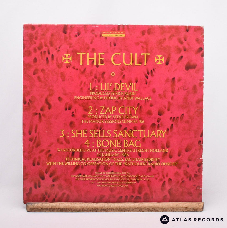 The Cult - Lil' Devil - Damont 12" Vinyl Record - VG+/VG+