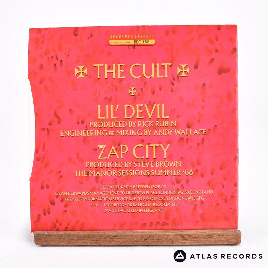The Cult - Lil' Devil - 7" Vinyl Record - EX/EX