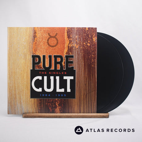 The Cult Pure Cult The Singles 1984 - 1995 Double LP Vinyl Record - Front Cover & Record