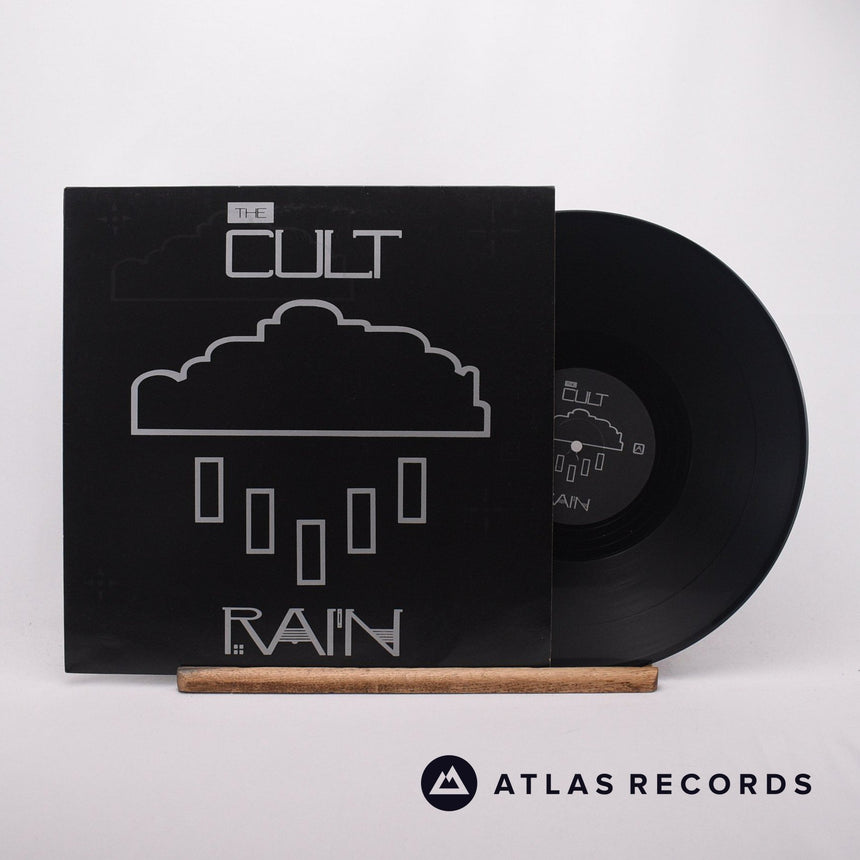 The Cult Rain 12" Vinyl Record - Front Cover & Record