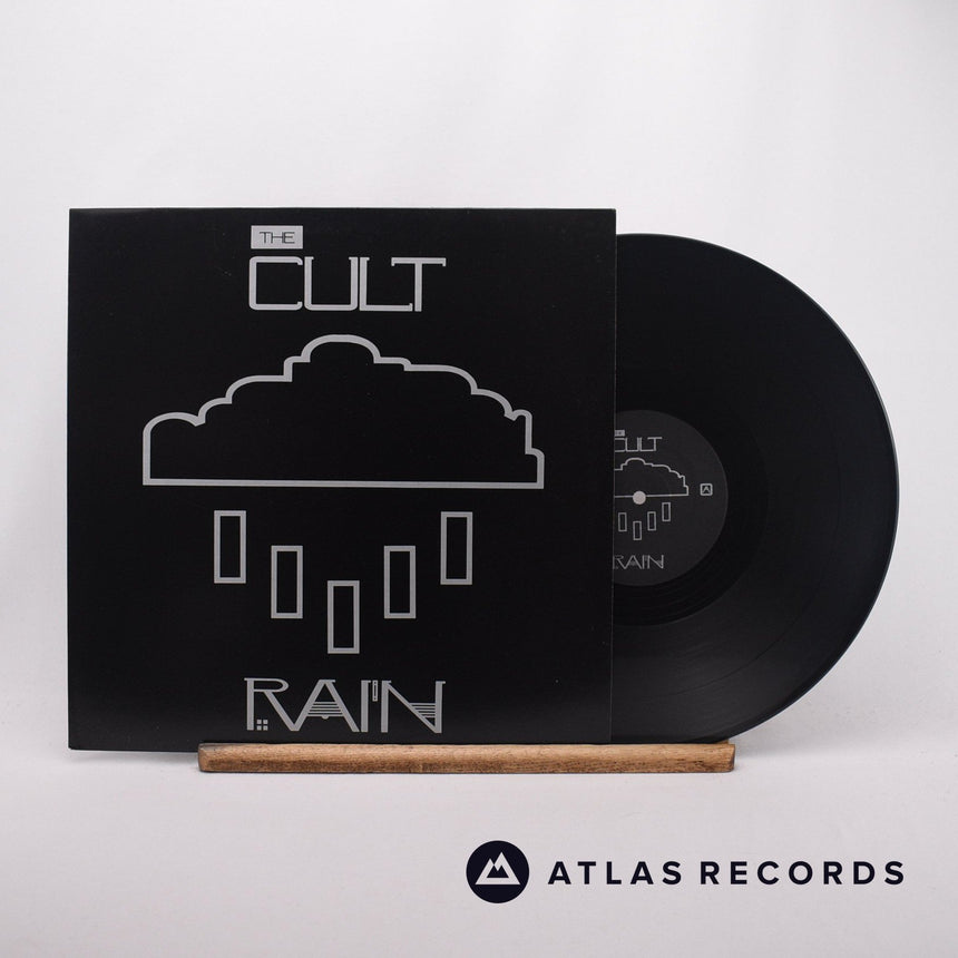 The Cult Rain 12" Vinyl Record - Front Cover & Record
