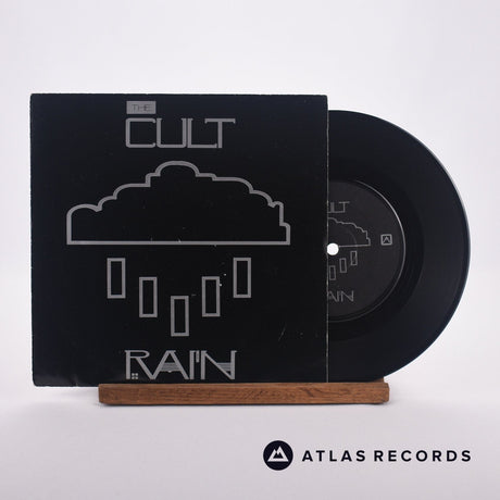 The Cult Rain 7" Vinyl Record - Front Cover & Record