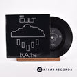 The Cult Rain 7" Vinyl Record - Front Cover & Record