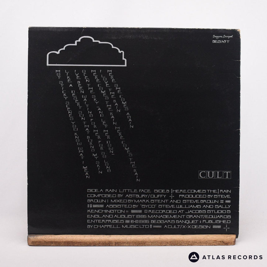 The Cult - Rain - 12" Vinyl Record - VG+/VG+